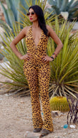 CHEETAH SEE THROUGH JUMPSUIT